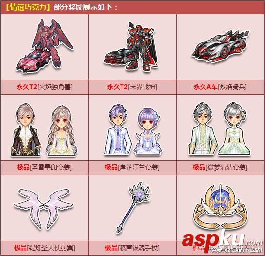 QQ飛車,情誼巧克力