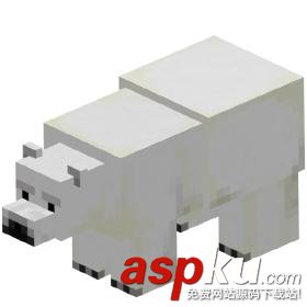 我的世界,北極熊,生成,習性