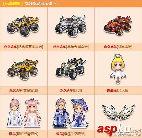 QQ飛車,樂高城堡上架