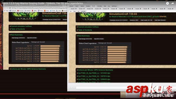魔獸世界7.2.5,狂暴戰,飾品,最強,排行