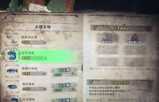 怪物獵人世界,化石湯釜