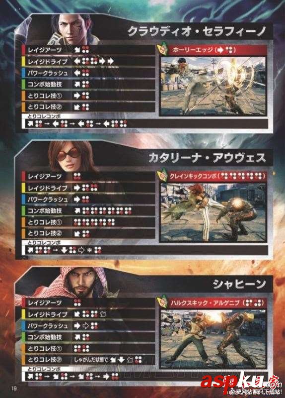 鐵拳7人物連招怎么用 鐵拳7全人物出招表一覽 鐵拳7,人物,連招,出招