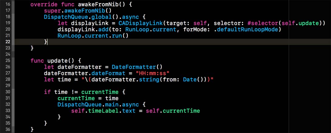 iOS,UITableView,計時器,NSTimer,DispatchSource,CADisplayLink