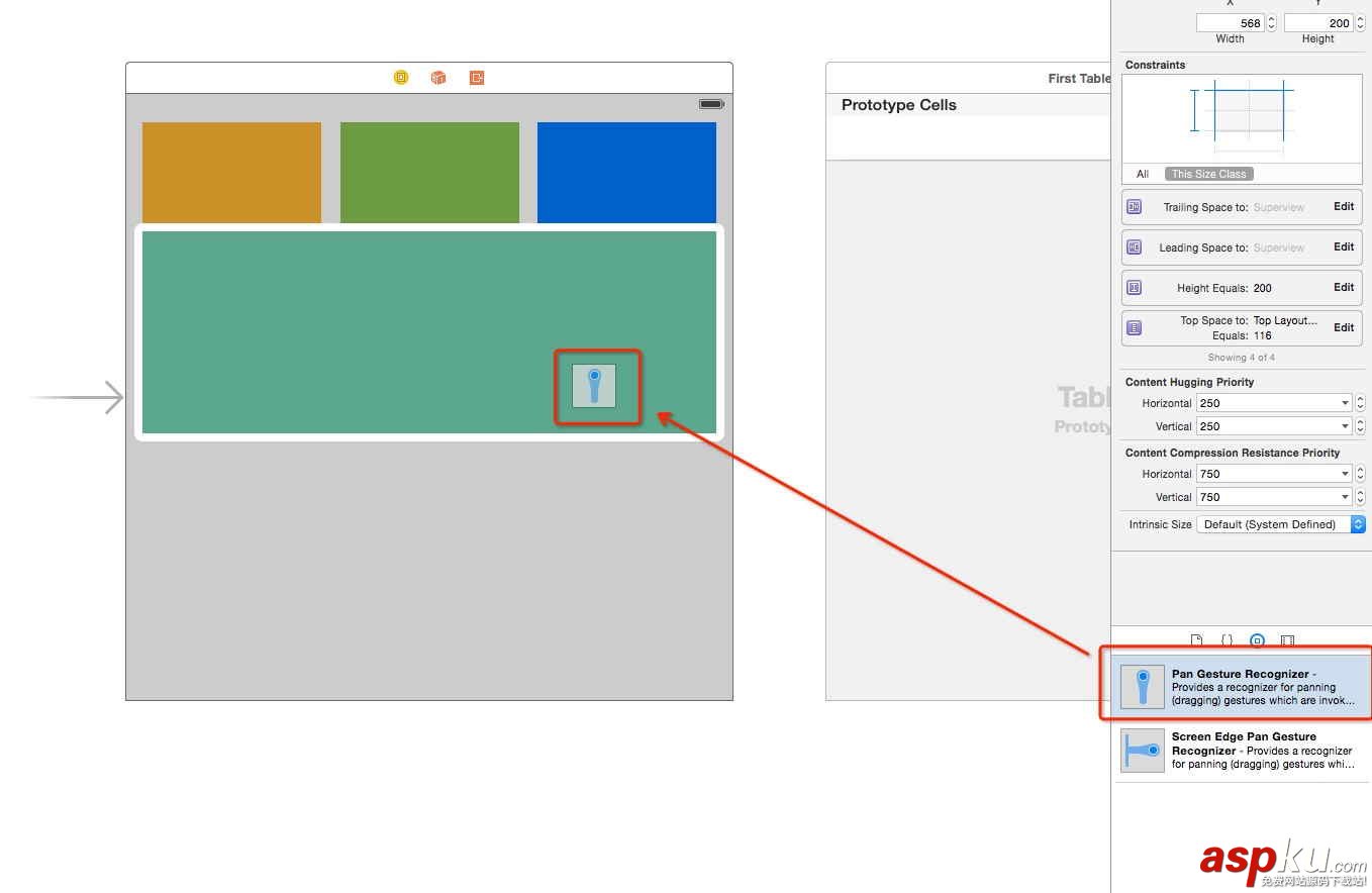 iOS應用中使用Auto Layout實現自定義cell及拖動回彈 iOS應用中使用Auto Layout實現自定義cell及拖動回彈