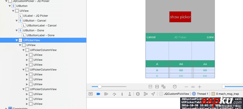 IOS 自定義UIPickView詳解及實例代碼 IOS,自定義UIPickView,自定義UIPickView實例,UIPickView自定義實現示例