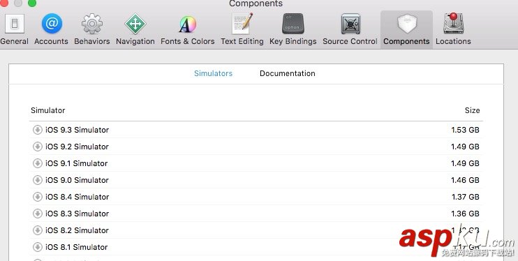 Xcode8更新,模擬器,模擬器找不到怎么辦,Xcode8