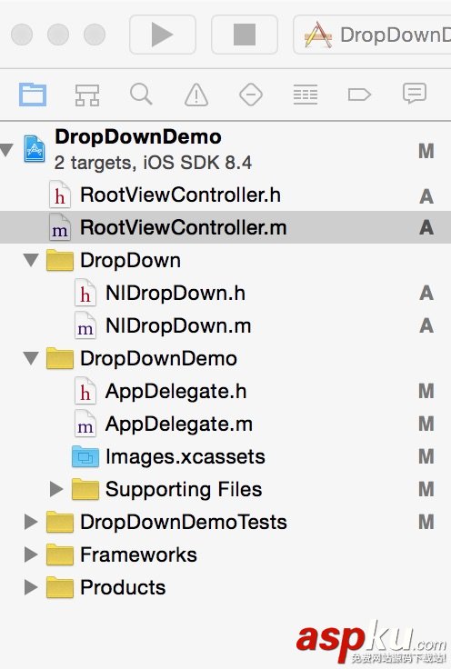 iOS DropDown下拉按鈕效果代碼分享 iOS,DropDown下拉效果,iOS下拉按鈕效果,iOS下拉菜單