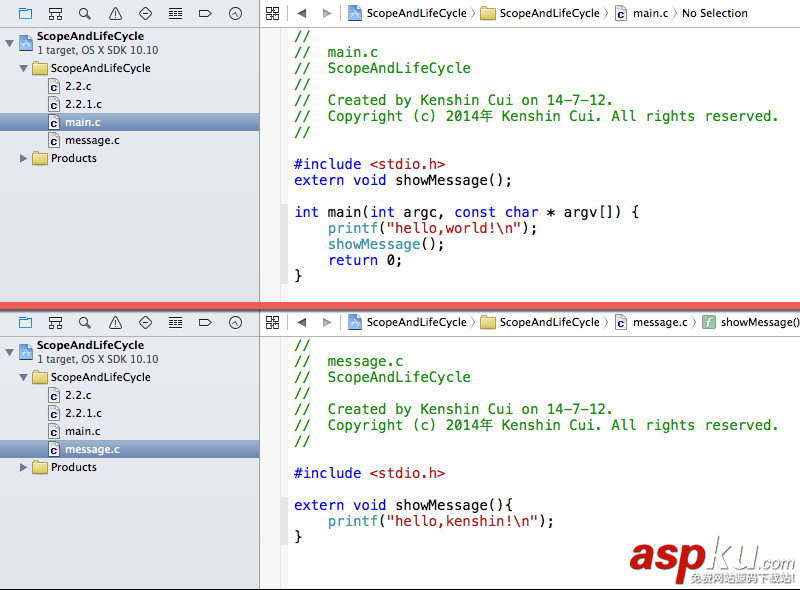 IOS開發(fā)教程之C語言存儲方式和作用域 IOS開發(fā)教程之C語言存儲方式和作用域