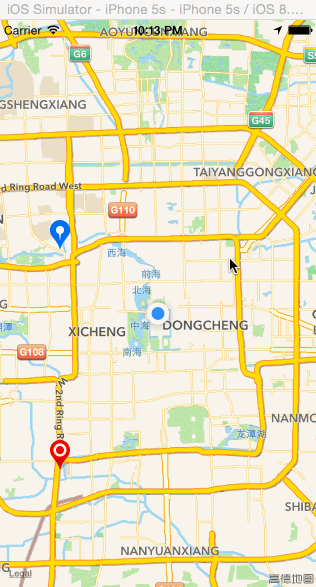 iOS開發系列--地圖與定位源代碼詳解 ios開發地圖定位,ios自帶地圖定位開發,ios開發百度地圖定位