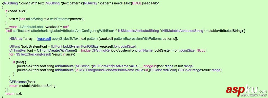 將多個字符串高亮顯示之TTTAttributedLabel 將多個字符串高亮顯示之TTTAttributedLabel