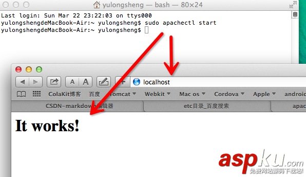 Mac OS自帶了apache基本用法總結(jié) mac,apache,mac自帶的apache,Mac自帶apache配置