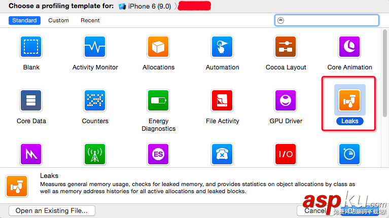 ios,檢測內存泄露,Xcode7,內存泄露,ios內存泄露檢測工具