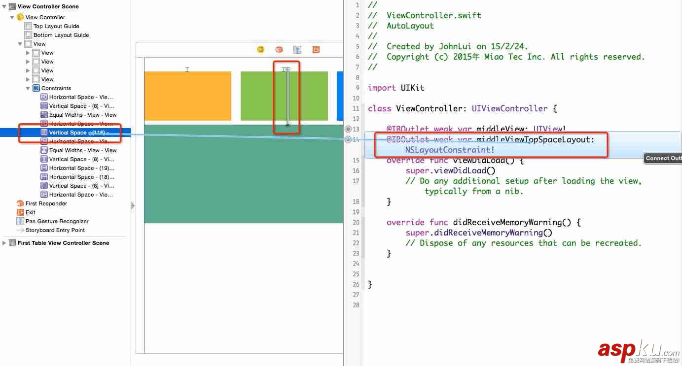 iOS應用中使用Auto Layout實現自定義cell及拖動回彈 iOS應用中使用Auto Layout實現自定義cell及拖動回彈