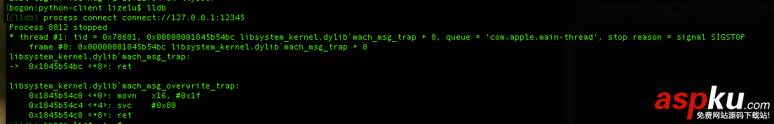iOS逆向工程使用LLDB的USB連接調試第三方App iOS,LLDB,USB連接調試第三方App,LLDB微信登錄添加斷點