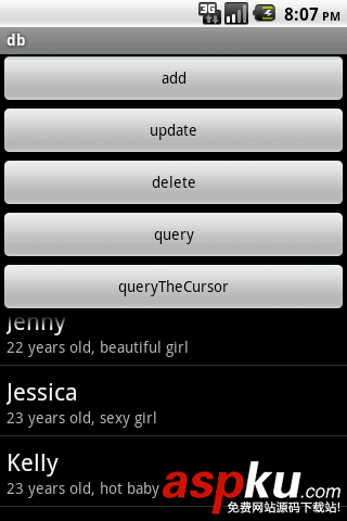 Android中SQLite 使用方法詳解 Android,SQLite,SQLite使用方法