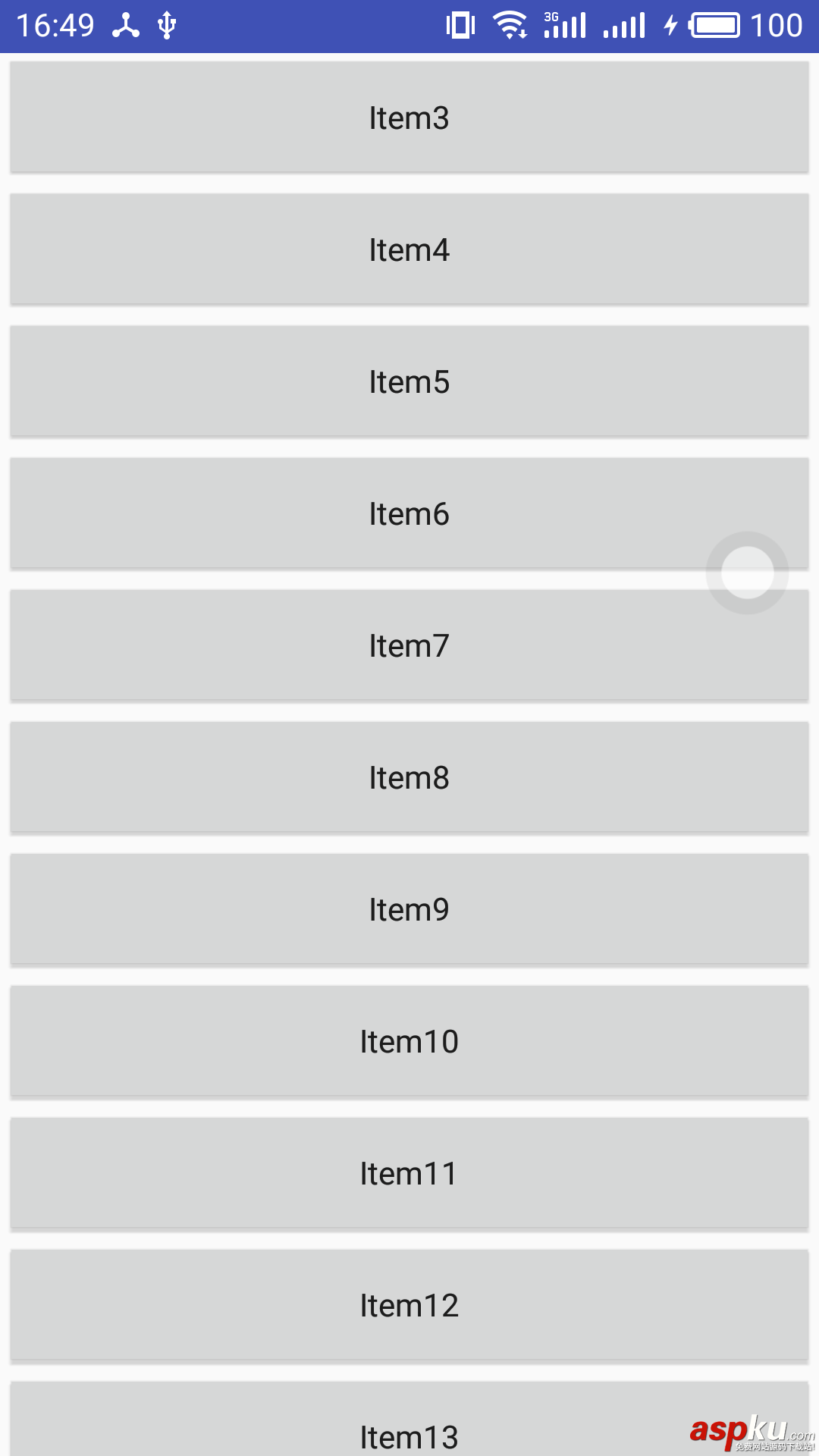 Android中FloatingActionButton的顯示與隱藏示例 Android,顯示與隱藏,FloatingActionButton