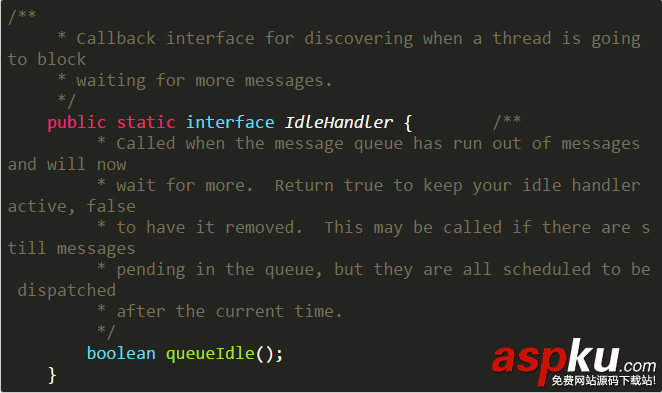 詳細(xì)分析android的MessageQueue.IdleHandler android,MessageQueue,IdleHandler