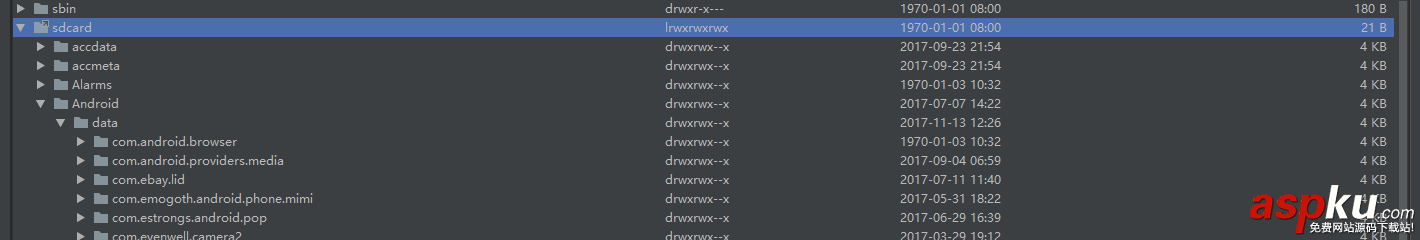 Android studio 3.0 查看手機文件系統的方法(超簡單) android,studio,3.0,查看手機文件系統