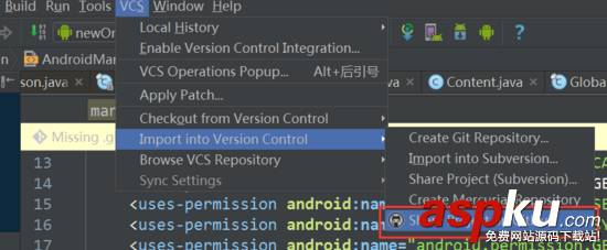 android studio 新手入門教程(三)Github( ignore忽略規則)的使用教程圖解 androidstudio,ignore,android,studio,入門教程,忽略