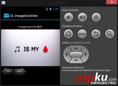 Android UI控件之ImageSwitcher實現(xiàn)圖片切換效果 Android,UI,ImageSwitcher,圖片切換
