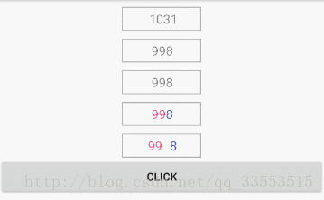 android仿即刻點贊文字部分的自定義View的示例代碼 android,即刻點贊,仿即刻點贊