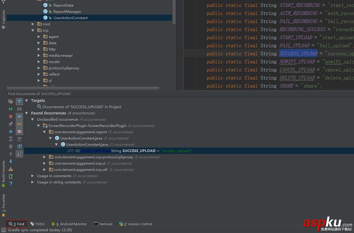 Android Studio搜索功能(查找功能)及快捷鍵圖文詳解 android,studio,查找功能快捷鍵,搜索功能快捷鍵