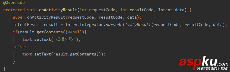 Android利用zxing快速集成二維碼掃描的實例教程 android,zxing,二維碼,掃描二維碼,zxing集成