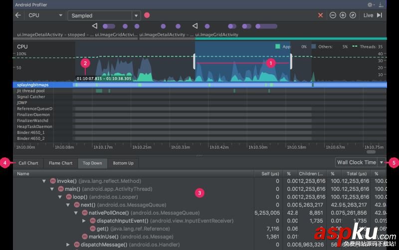 淺析AndroidStudio3.0最新 Android Profiler分析器(cpu memory network 分析器) android,studio3.0,profiler分析器,memory,network,cpu
