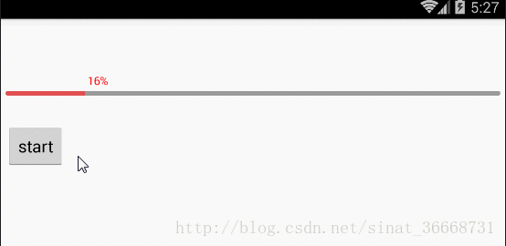Android開發之ProgressBar字體隨著進度條的加載而滾動 progressBar,字體加載,滾動,progressBar進度條