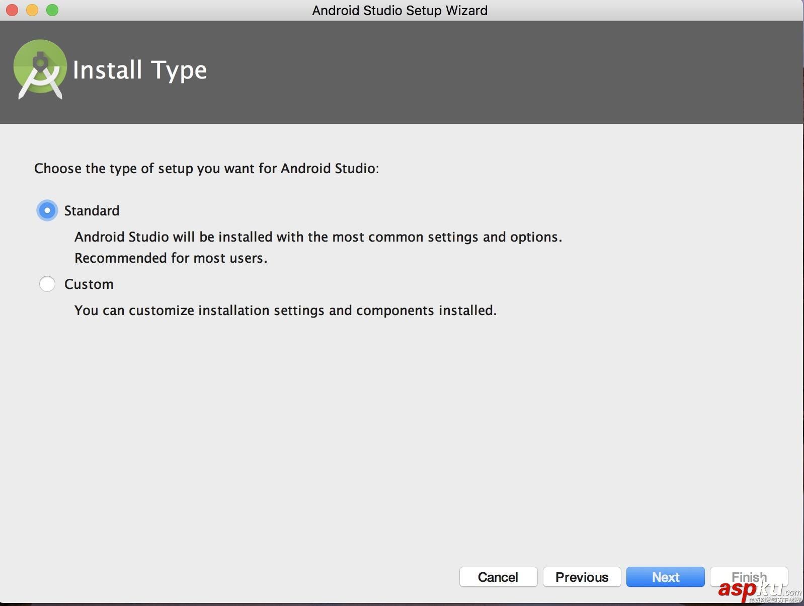 mac系統下載、安裝、使用AndroidStudio mac,AndroidStudio,Android,Studio,Studio安裝