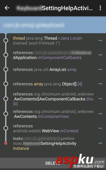 Android 5.1 WebView內存泄漏問題及快速解決方法 android,webview,內存泄漏