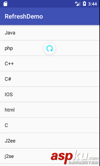 android中SwipeRefresh實(shí)現(xiàn)各種上拉,下拉刷新示例 swiperefresh下拉刷新,swiperefresh上拉加載,android,實(shí)現(xiàn)下拉刷新