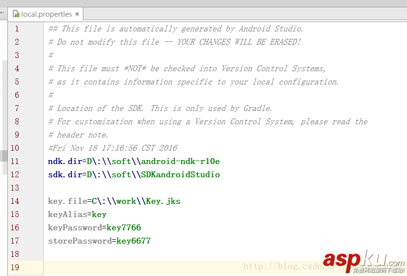 Android local.properties 文件讀取實例詳解 Android,local.properties,文件讀取