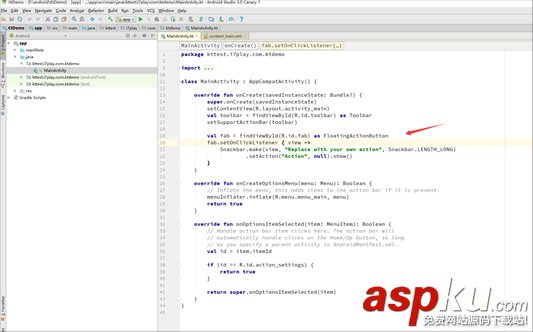 Android Studio 3.0 原生支持kotlin 例子詳解 kotlin,android,Studio,3.0支持kotlin