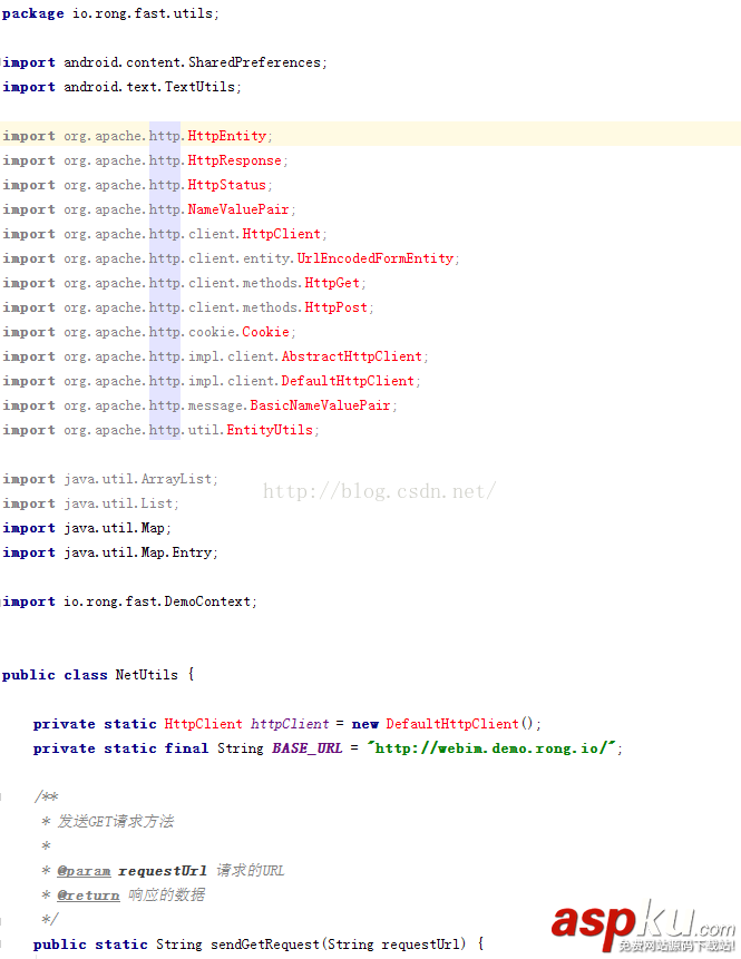 Android程序報錯,程序包,org.apache.http