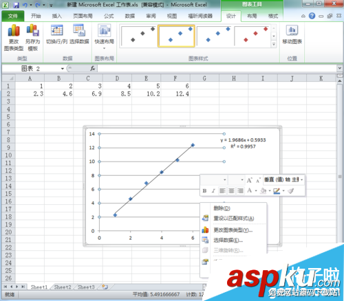 Excel表格回歸直線怎么制作