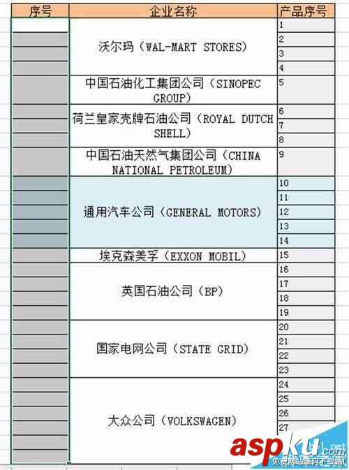 Excel2016,合并單元格