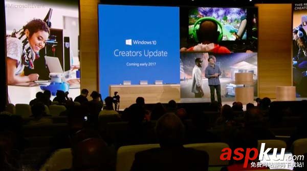 微軟宣布Win10 Creators全新升級:2017年初發布 依然免費 微軟,Win10,Creators