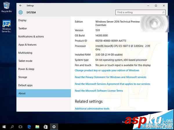 win10年度更新親近版Windows Server 2016 TP5 14300曝光 win10,WindowsServer2016