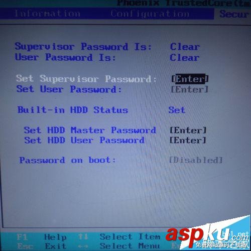 筆記本,HDD,password