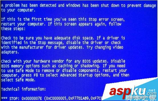 Win10,藍屏,0x0000007E