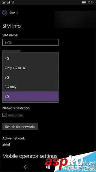 Win10移動版,4G網(wǎng)絡(luò)