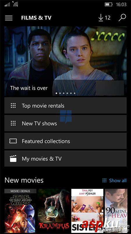 Win10移動版,商店