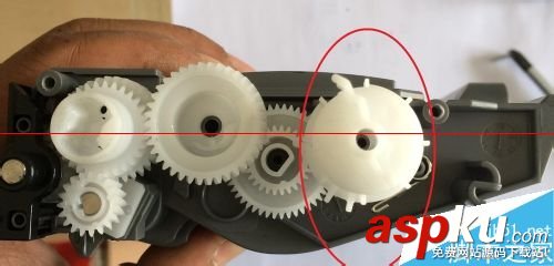 兄弟2240D,清理齒輪,兄弟打印機(jī)