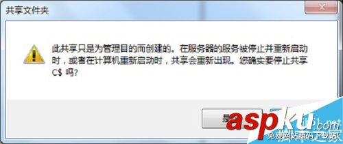 win7默認共享文件夾在哪里?win7關閉默認共享文件夾 win7,文件夾