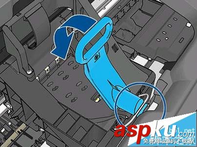 HP Designjet T790打印機怎么安裝打印頭? HP,打印機,打印頭