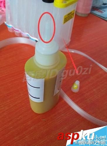 空的連續供墨系統添加墨水墨盒及抽出空氣的操作方法 連續供墨系統,墨水,墨盒