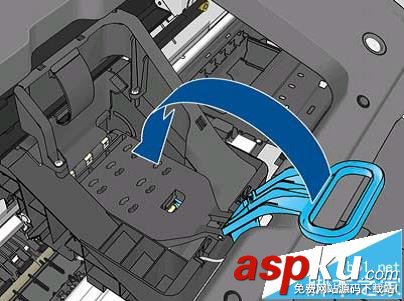HP Designjet T790打印機怎么安裝打印頭? HP,打印機,打印頭