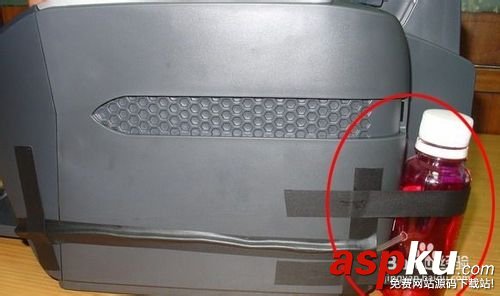 打印機怎么將廢墨管接出來? 打印機,廢墨管