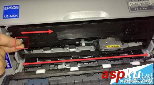 愛普生針式打印機610k怎么安裝色帶? 打印機色帶的安裝教程 愛普生,LQ610K,色帶,打印機
